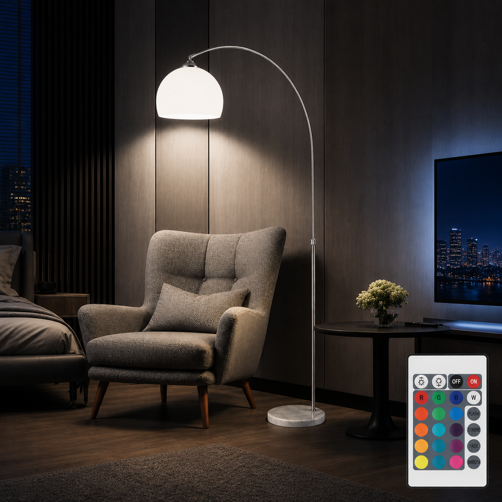 LED Stehlampe RGB Dimmbare Lampe für Wohnzimmer & Kinderzimmer