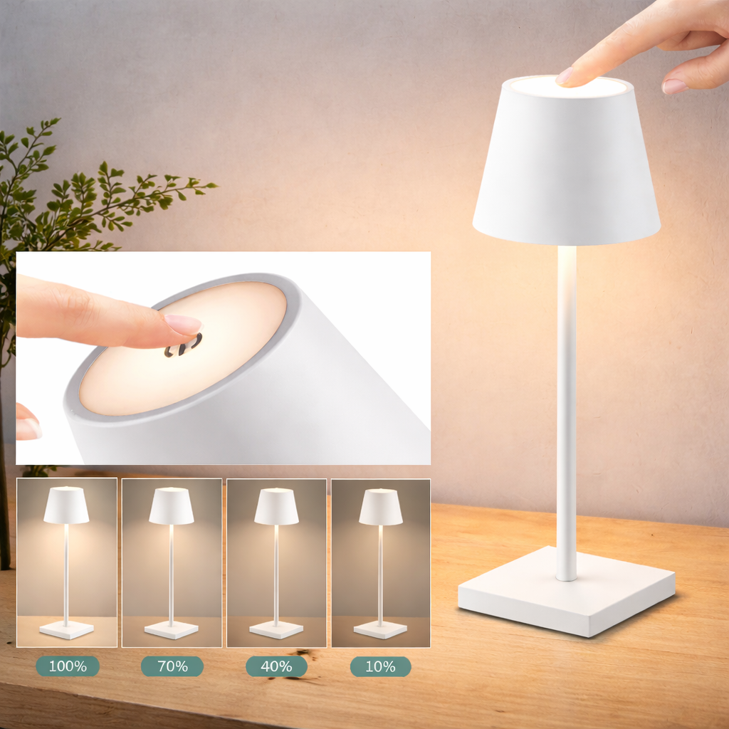 Tischlampe LED - Touch Schalter 3 Ebenen Dimmbare Schreibtisch Lampe
