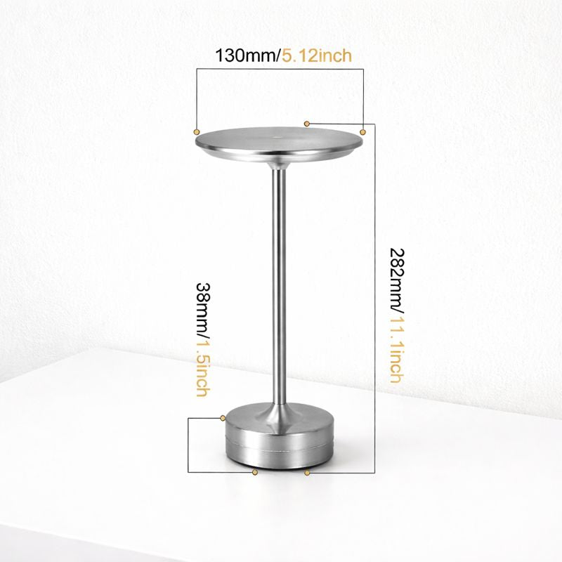 LED Lampe Wohnzimmer Stehlampe - Aufladbare Kabellose Akku Tischlampe - Moderne Design Lampe - Elegantes Ambiente Licht