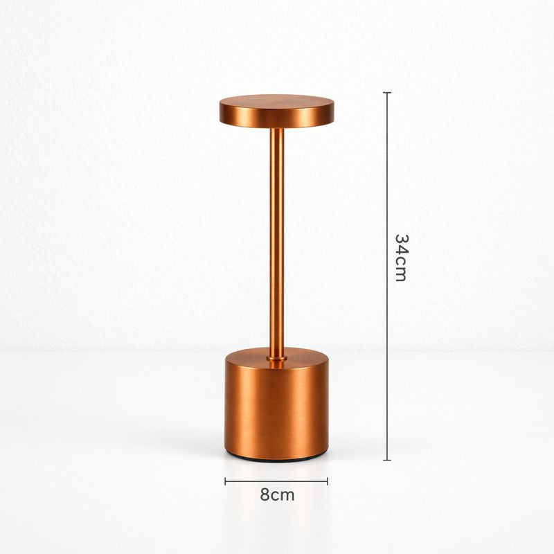 Luxus Lampe LED Tischlampe - Aufladbare Kabellose Dimmbare Metall Lampe - Moderne Design Lampe - Elegantes Ambiente Licht