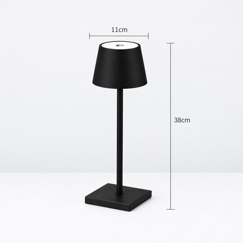 LED Lampe Akku Stehlampe für Wohnzimmer - Aufladbare Kabellose Dimmbare Moderne Lampe