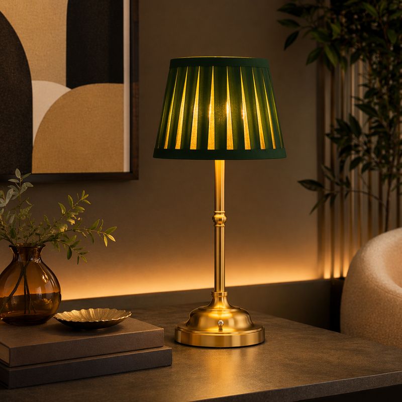 Retro Lampe - Kabellose Aufladbare Dimmbare LED Tischlampe für Restaurants