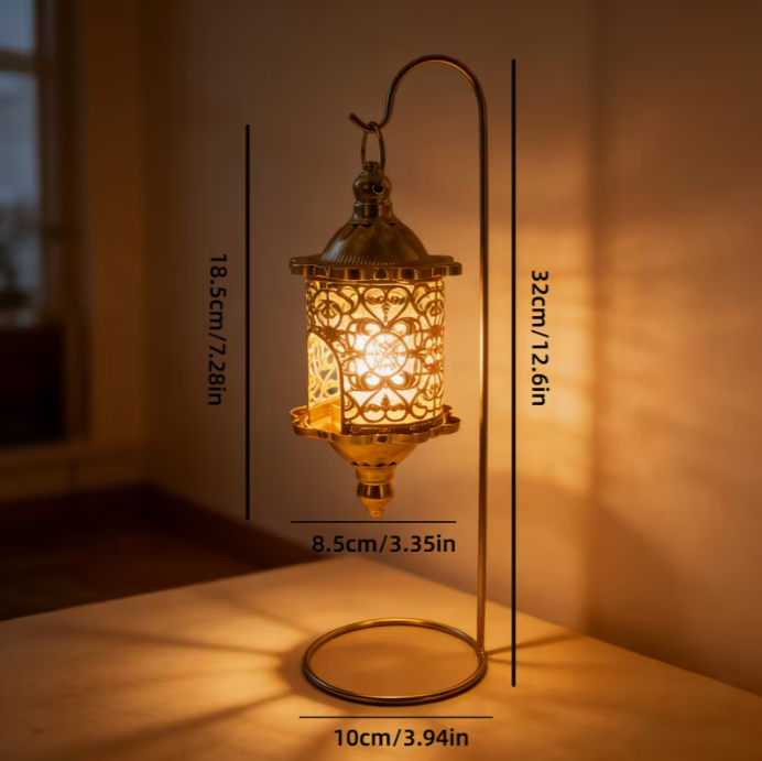 Ein Kerzenhalter im Vogelkäfig-Stil, ein hohles Tischornament im europäischen Stil, geeignet zur Schaffung einer romantischen Beleuchtungsdekoration in Schlafzimmern Wohnzimmern