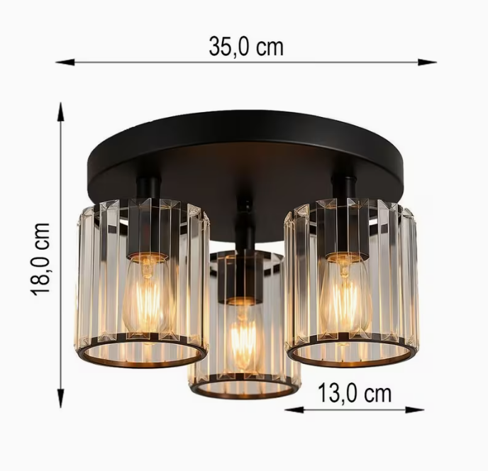 Luxus Deckenleuchte Designer Deckenlampe für Wohnzimmer